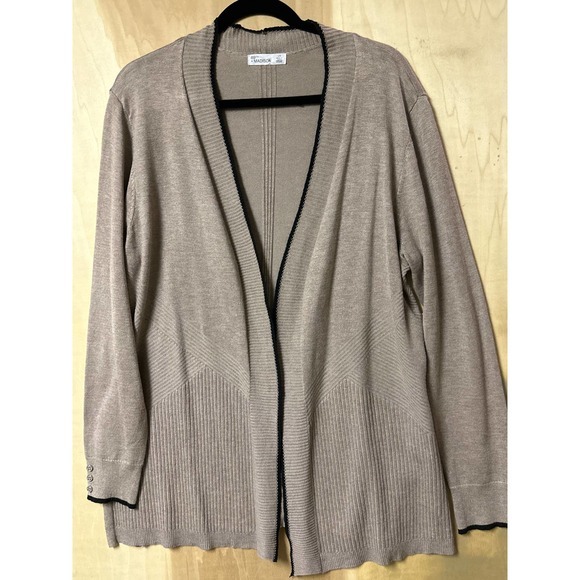 89th and Madison Sweater Womens Large Open Cardigan Soft New - Picture 4 of 16